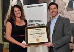 Crestron Honors St. Petersburg College Professor with  Summum Bonum Award for Excellence in Teaching