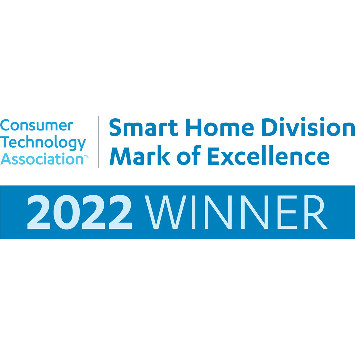 CTA 2022 Auszeichnung der Smart Home Division für herausragende Leistungen