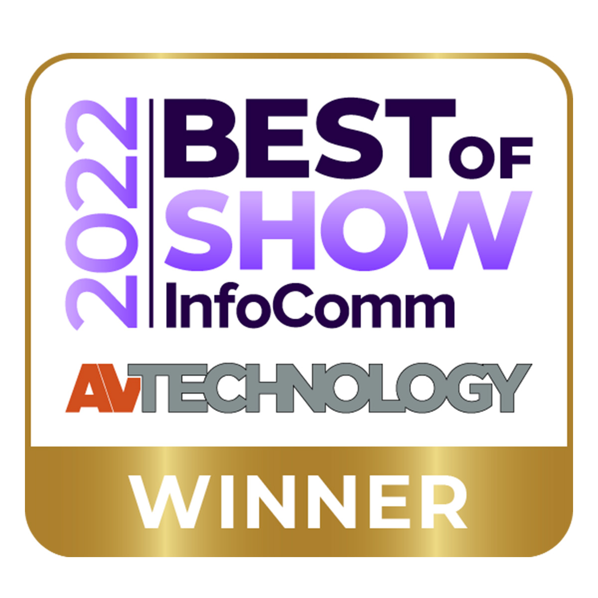 AV Technology “Best of Show” at InfoComm