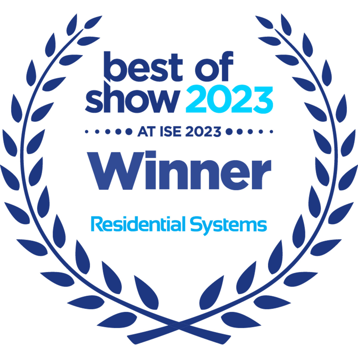 Residential Systems “Best of Show” at ISE